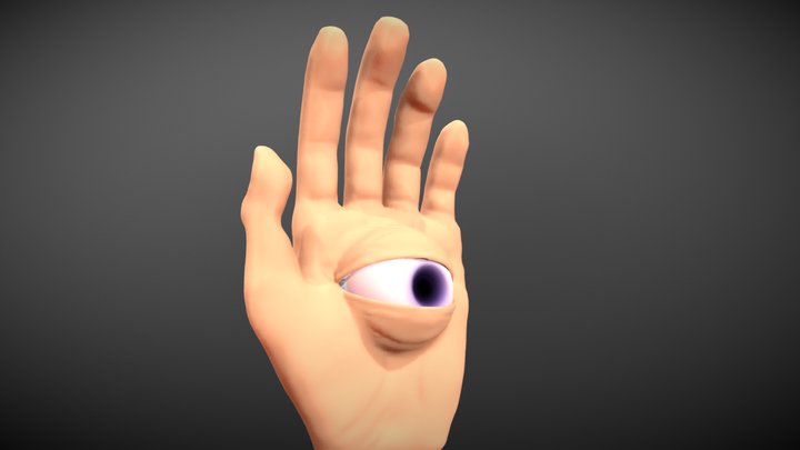 SculptJanuary2018-Eye 3D Model