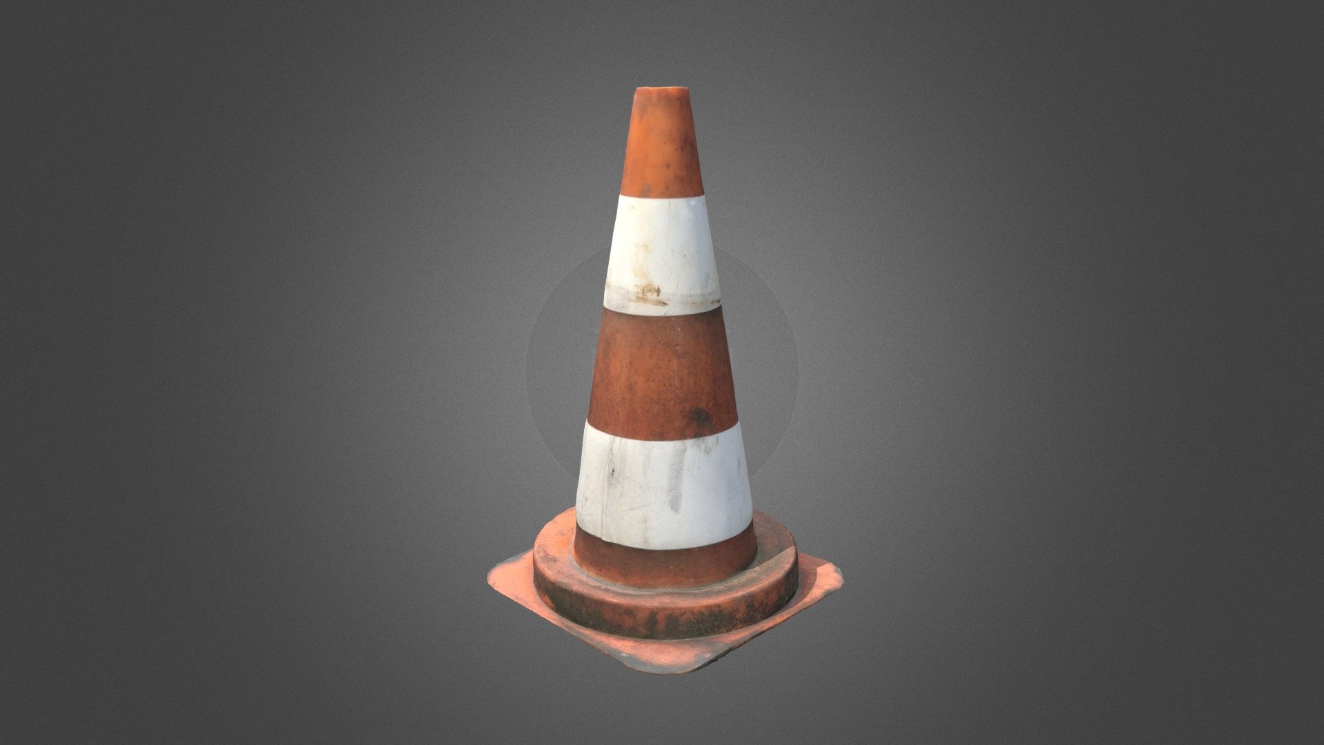 Aged Traffic Cone