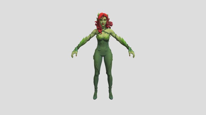 Fortnite Poison Ivy – Gratis 3D-model STL