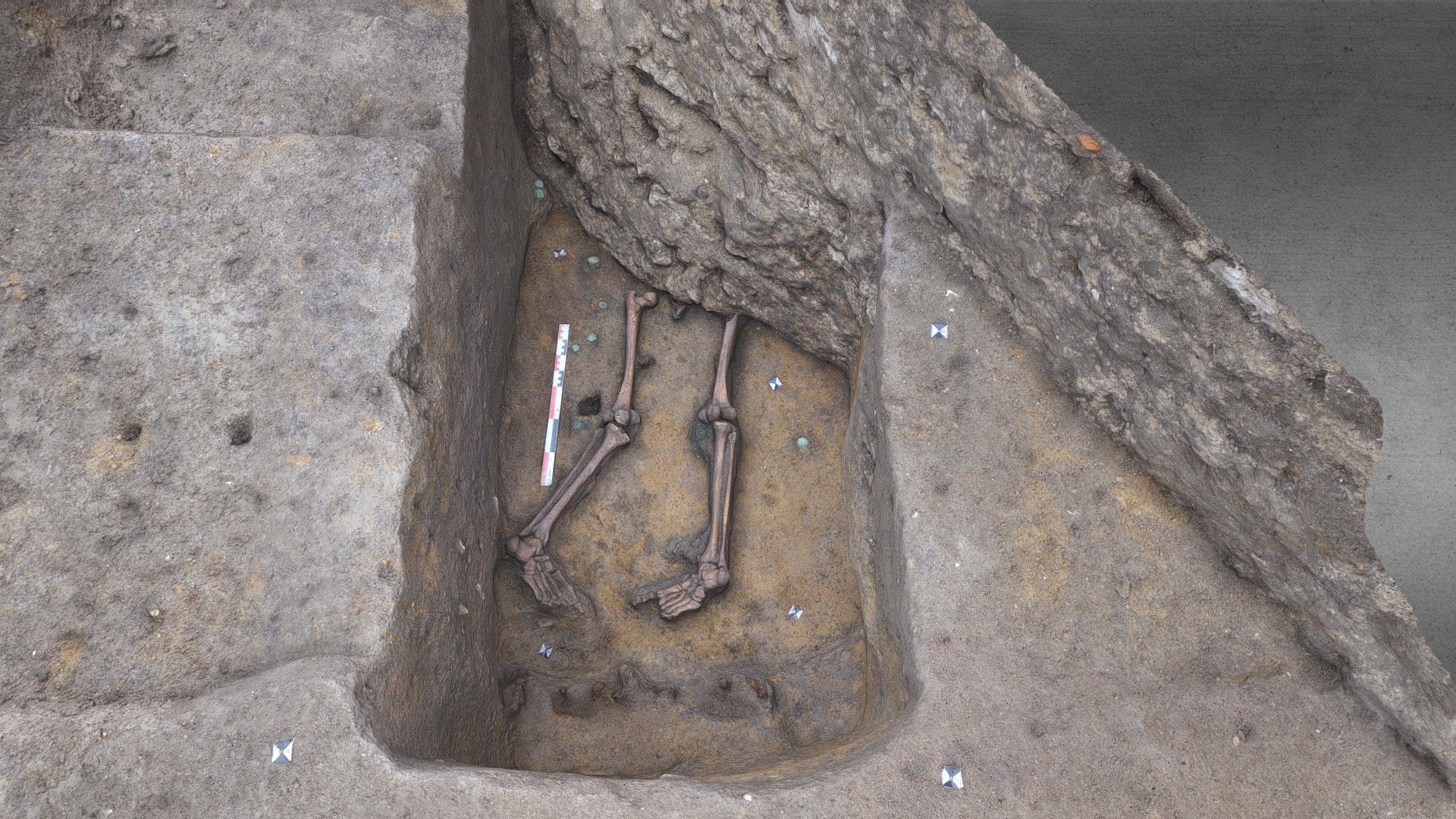 Inhumation gallo-romaine (F9503) — Sketchfab embed 3D viewer