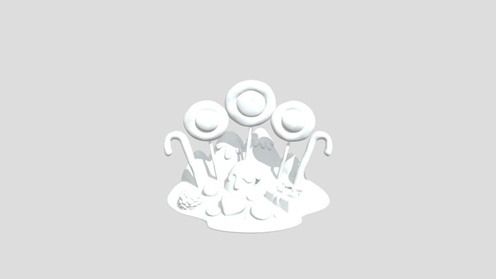 Candy Island Adventure 3D Model