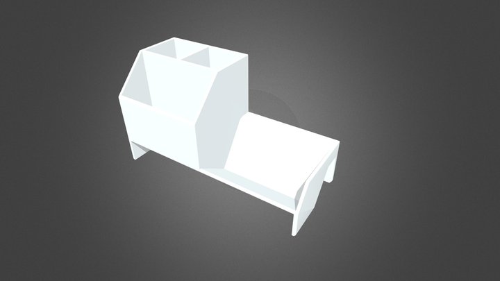 Bussiness Card and Pen Holder 3D Model