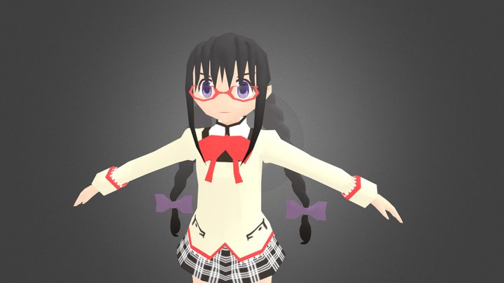 Akemi Homura (MoeMura Ver) 3D Model