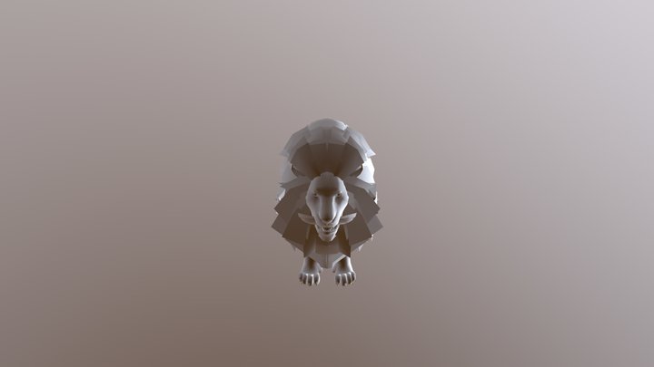 Full Rig Lion 2 3D Model