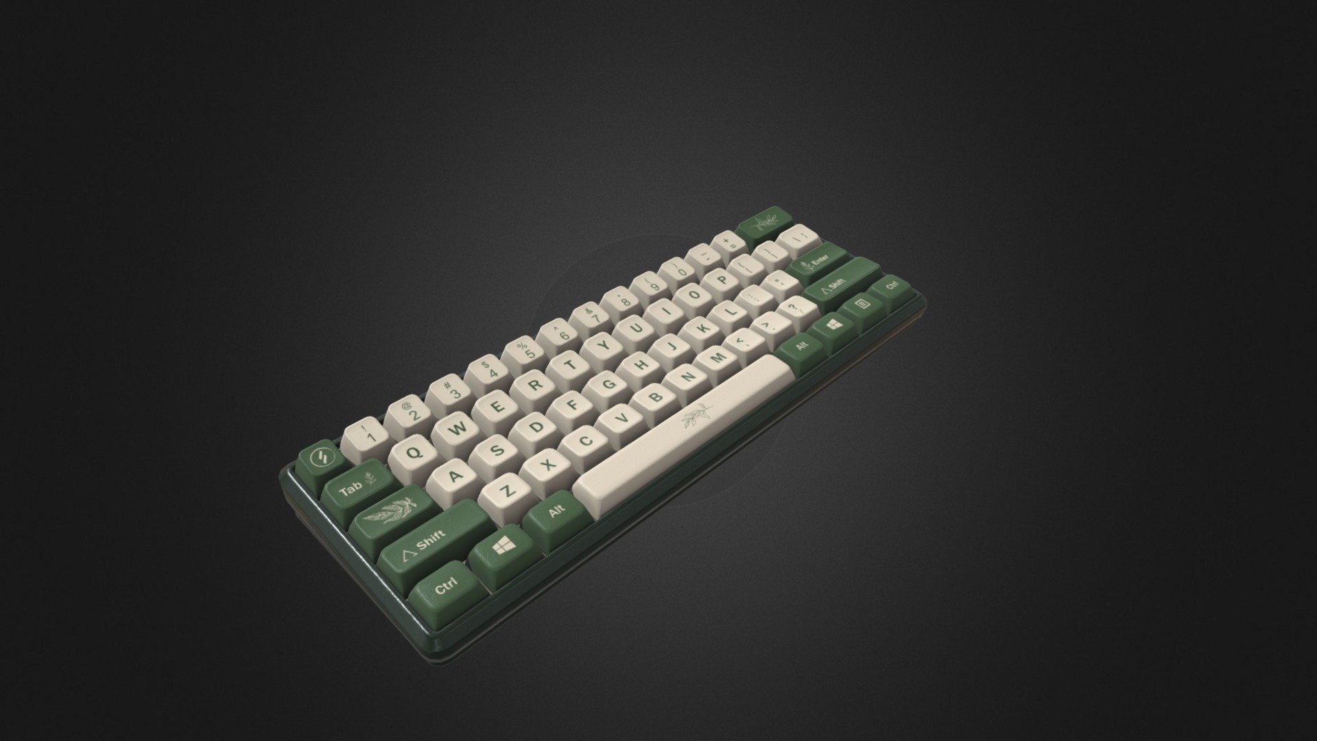Custom Mechanical Keyboard Download Free 3D model by unknown.fbx