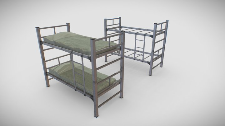 Bunk Bed 3d Models Sketchfab