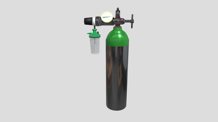 Tanque Oxigeno 3D Model