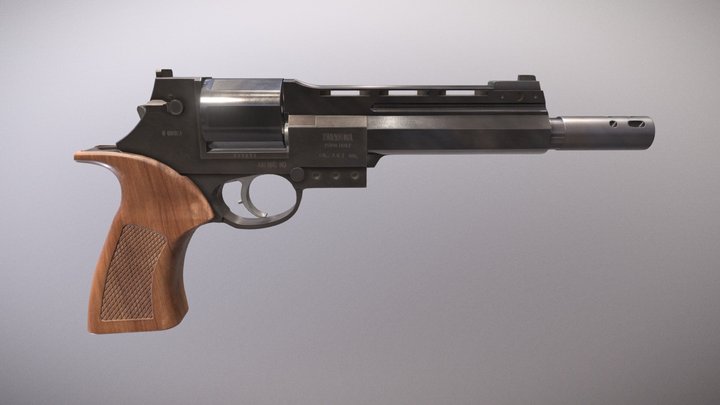 Italian Auto-Revolver 3D Model