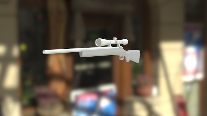 M24 (Low Poly) 3D Model