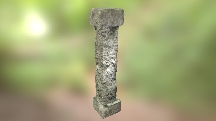 Mudbox Pillar 3D Model