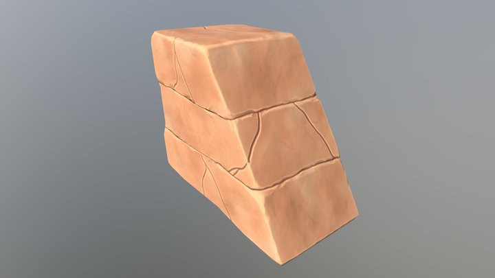 Stone Blocks _ 3Daily 2017 3D Model