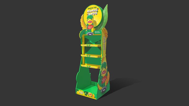 50x50 Stand For Lipton 3D Model