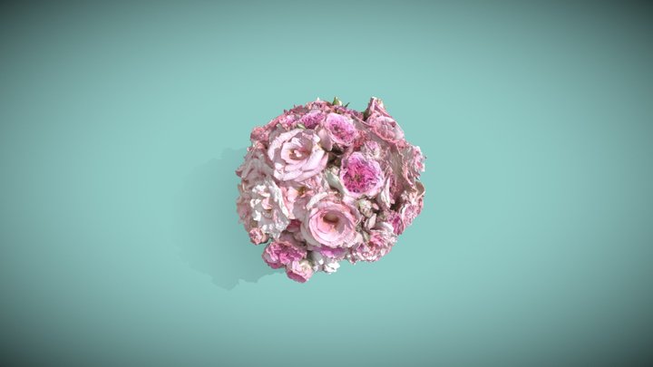 Bridesmaids Bouquet 3D Model