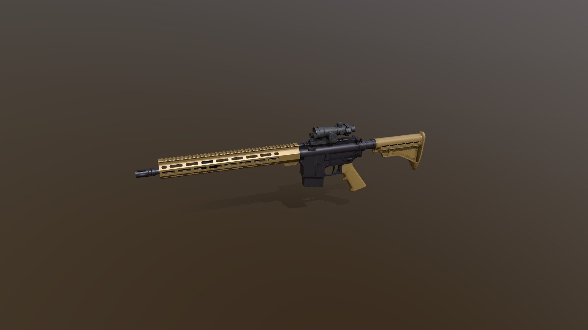 AR 15 Model - Download Free 3D model by Desant_Art [90db6d4] - Sketchfab