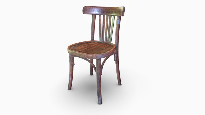 Egyptian Café Chair 3D Model