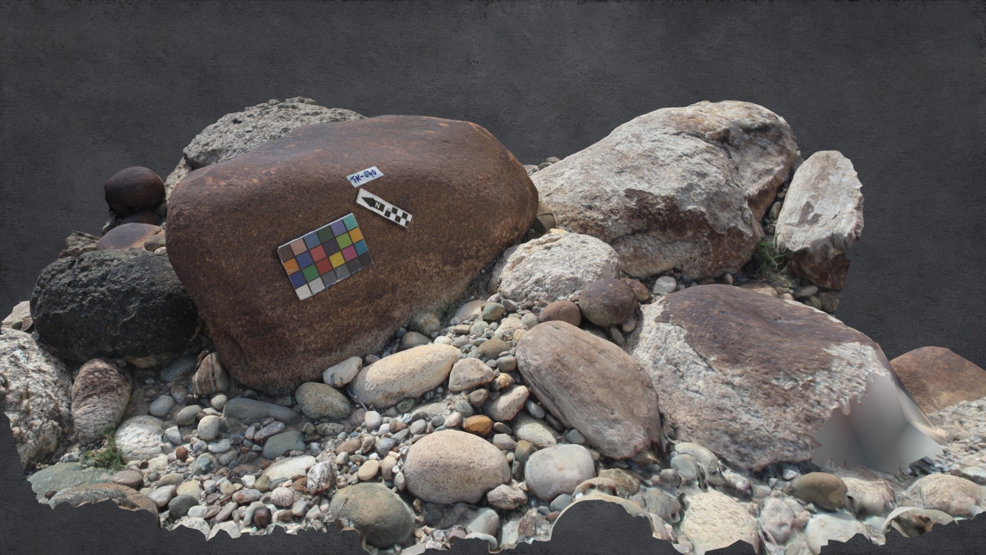 Rock Carving at Thakot (Rock 40) 3D model by cvlablums [90dc21c