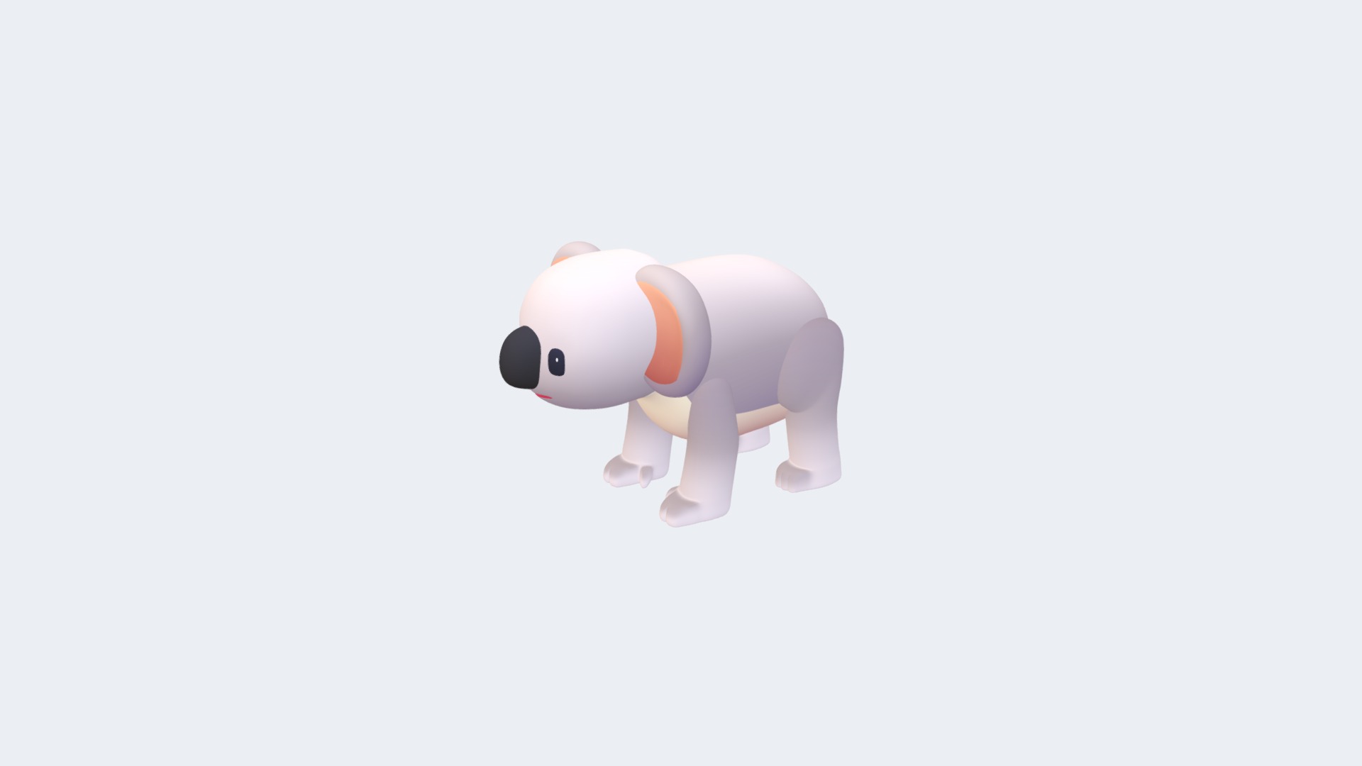 3D model Koala - This is a 3D model of the Koala. The 3D model is about icon.