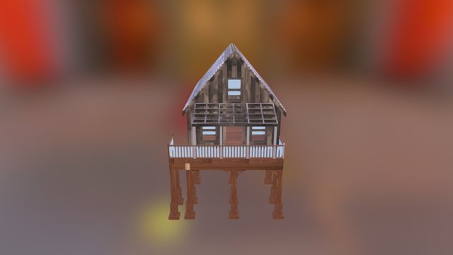 Cabaña / Cabin 3D Model