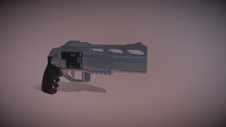 Takeshi's gun from Altered Carbon 3D Model