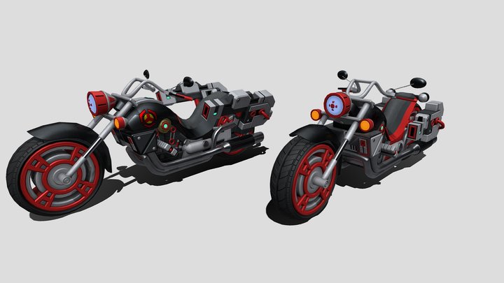 Dark Rider Remastered 3D Model
