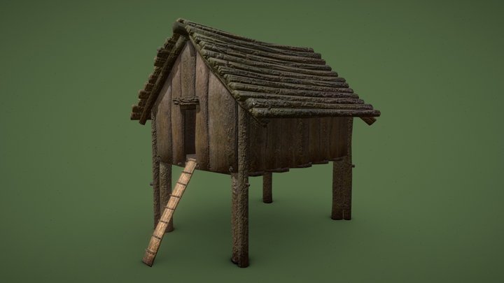 Hen House 3D Model