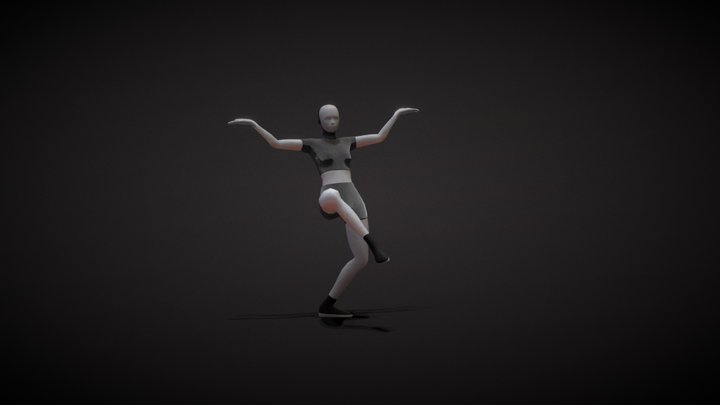 Dance-animation 3D models - Sketchfab