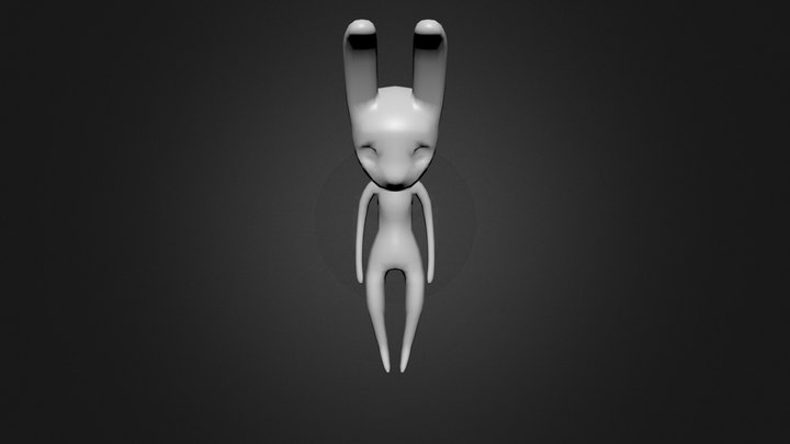 Creepy Bun Doll 3D Model