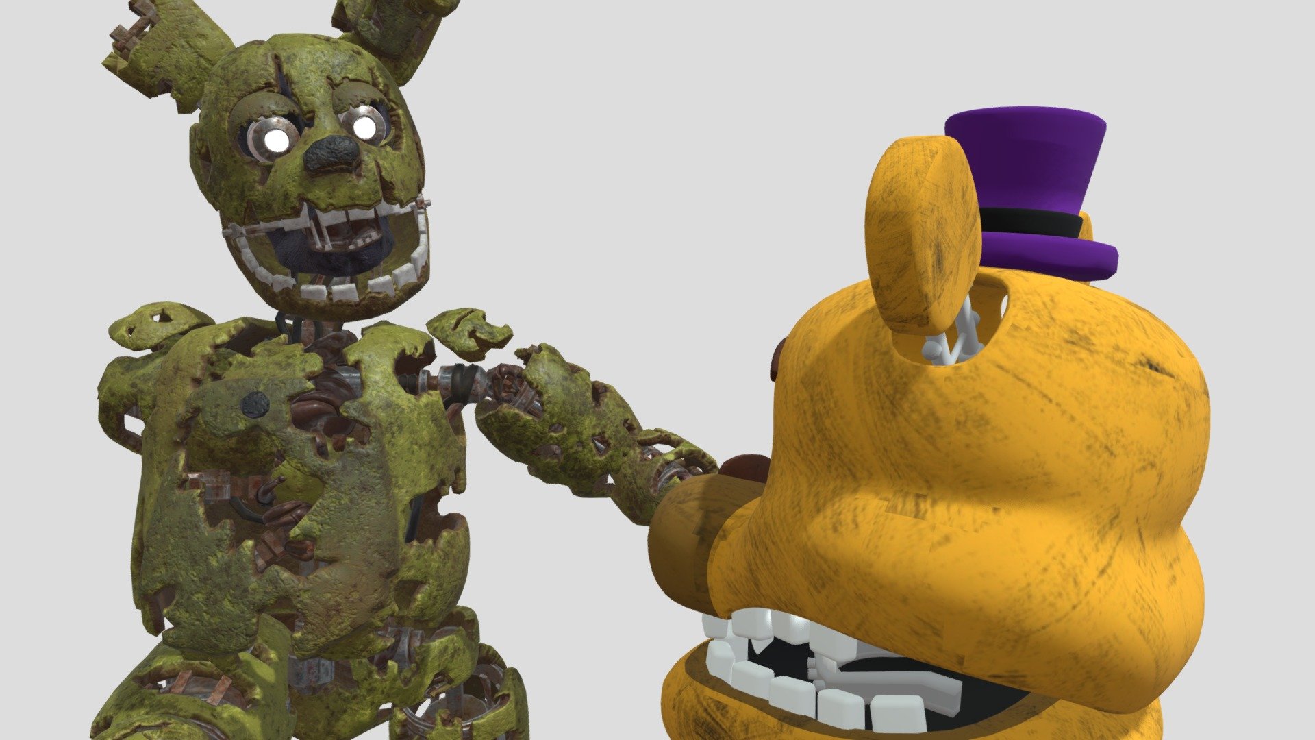 SpringSecret: Springtrap Scene 3 - Download Free 3D model by ...