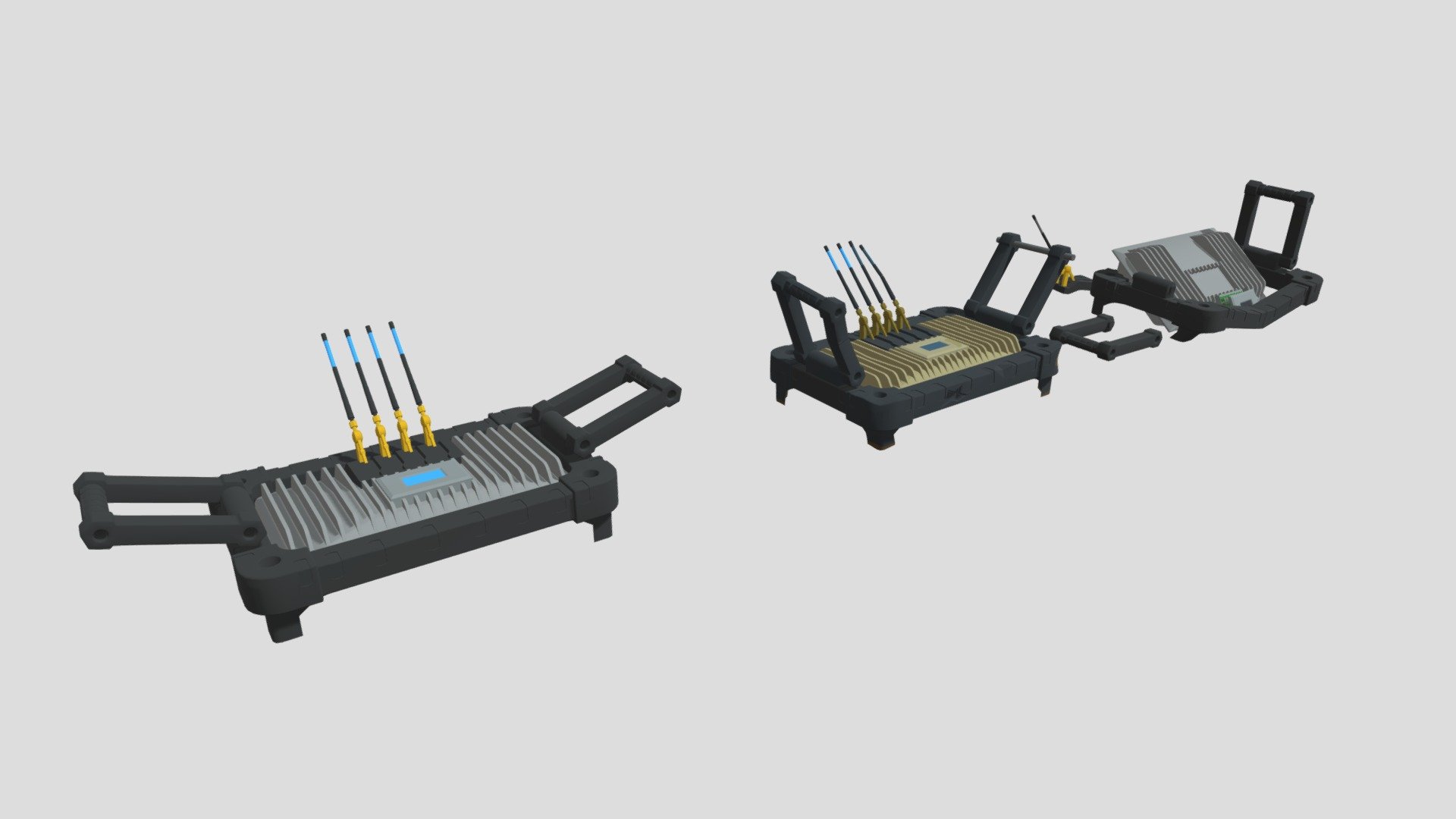 Homework (XYZ school) Damage mute jammer Download Free 3D model by