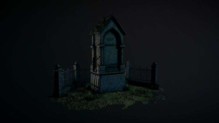 Gravestone 3D Model