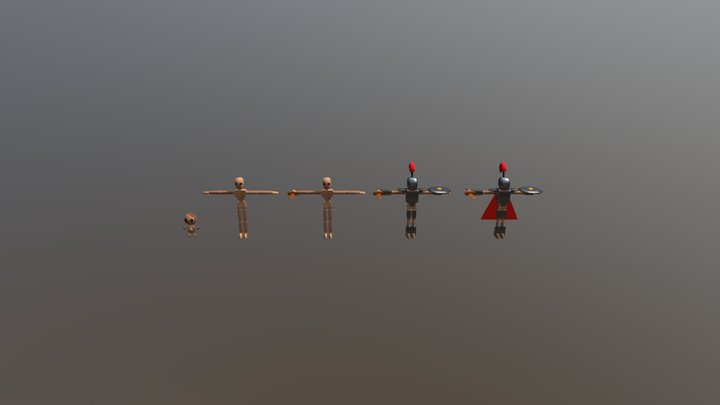 Doll Knight 3D Model