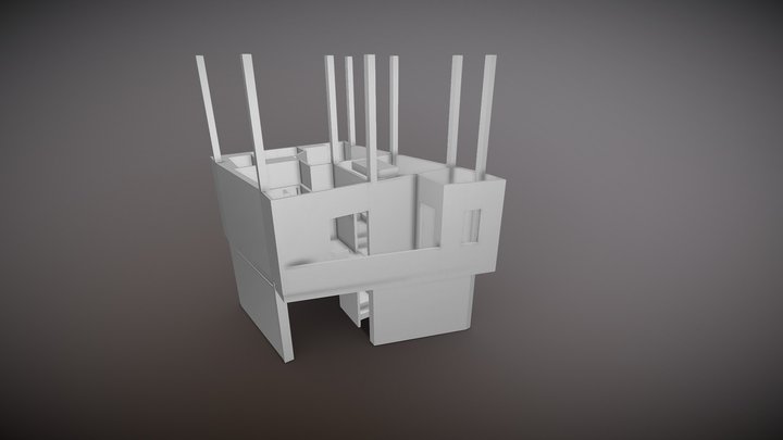 Chandan Ji plot elevation 3D Model