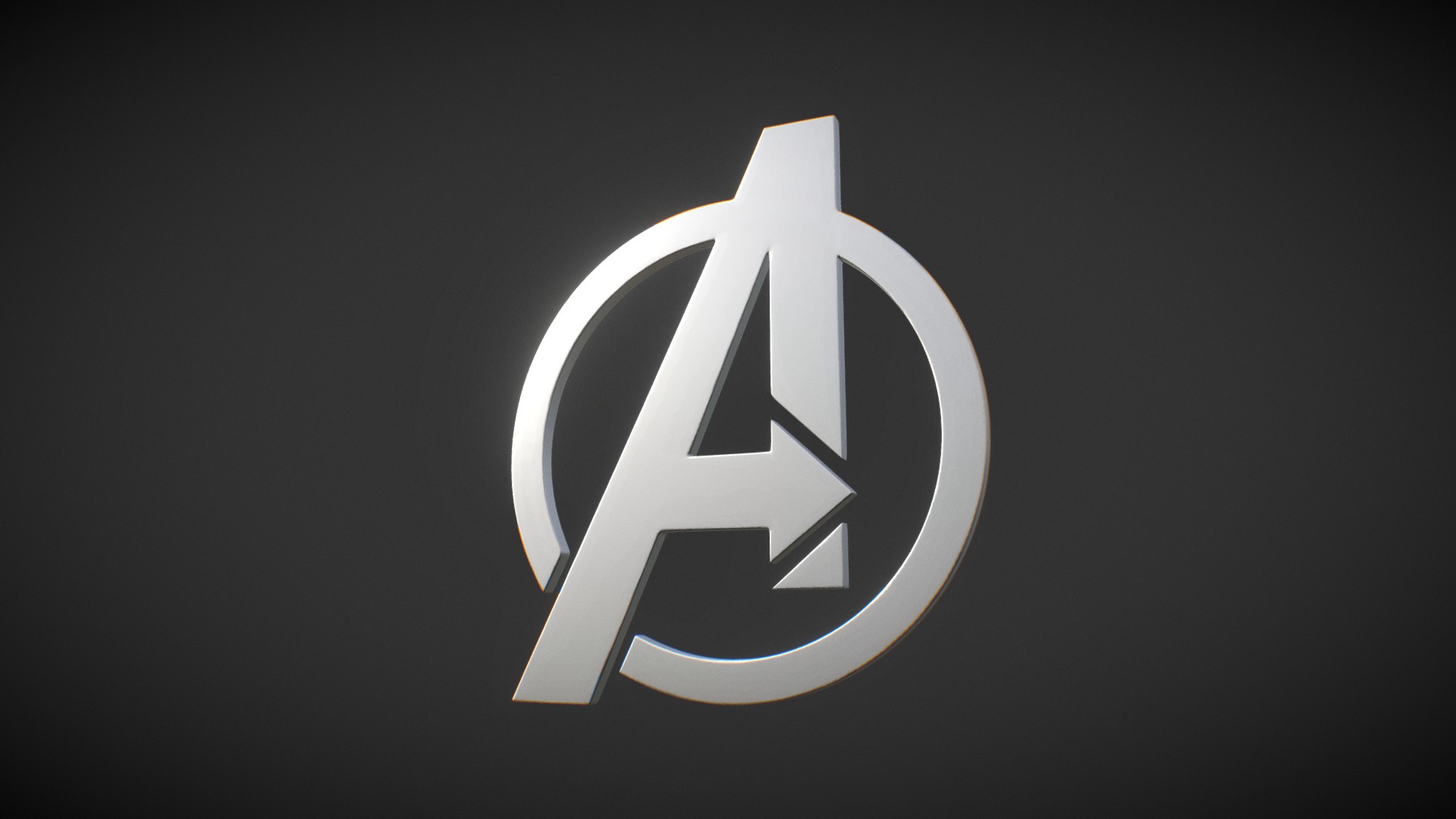 3D model Avenger Logo 3D print model - This is a 3D model of the Avenger Logo 3D print model. The 3D model is about logo.