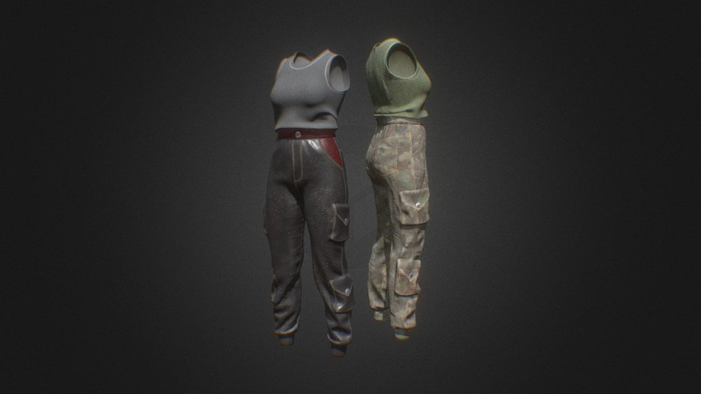 Female cargo outfit