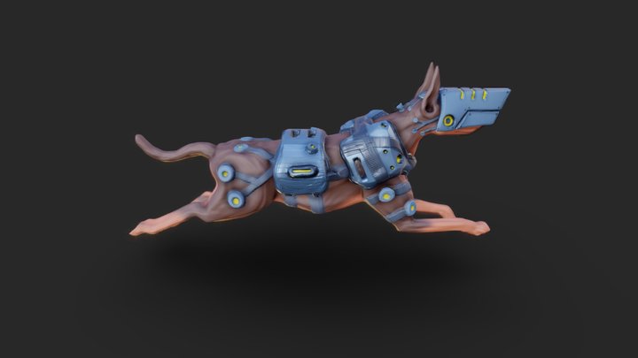 Mech Dog 3D Model