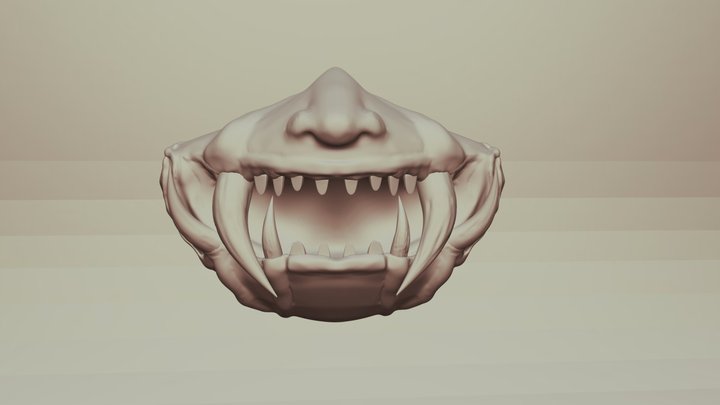 oni mask 3D Model