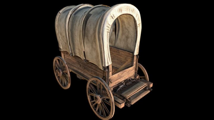 Realistic Caravan / Caravelle 3D Model