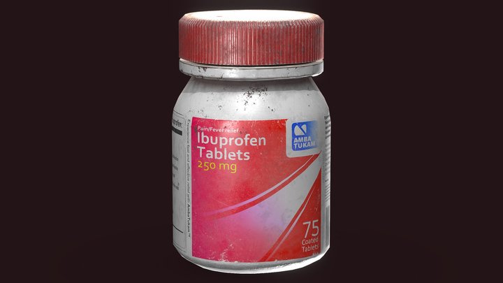Painkillers | Game-ready prop 3D Model