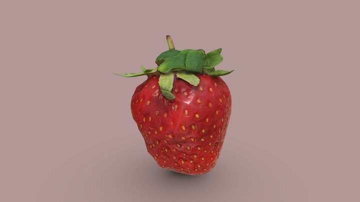 Sweet Strawberry 3D Model