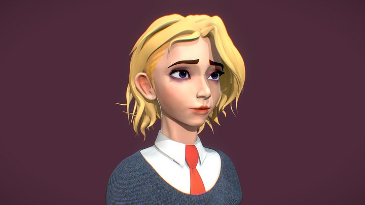 QHead-Pratice 3D Model