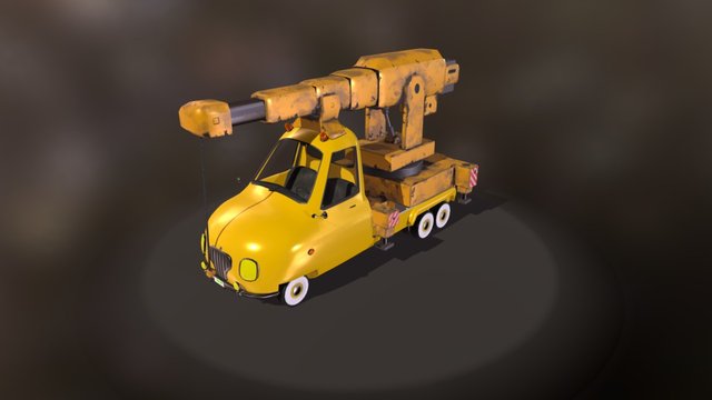 PickUp Crane 3D Model
