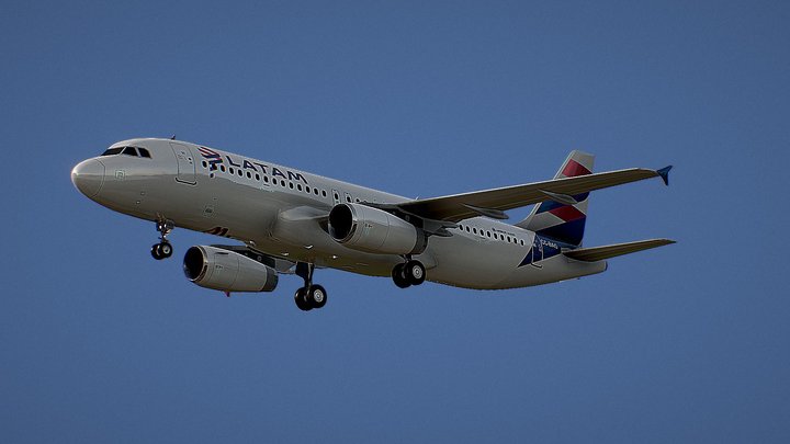 airbus a320 latam very detailed 3D Model