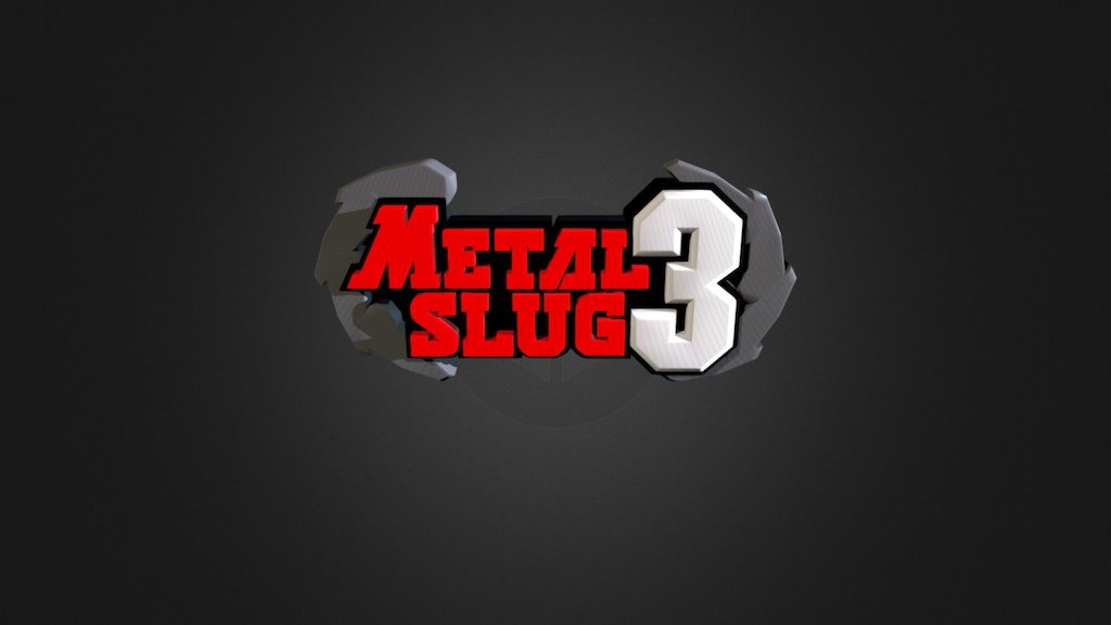 Metal Slug 3 Logo - 3D model by Carlos Ramírez (@zeroslide) [90ea695 ...