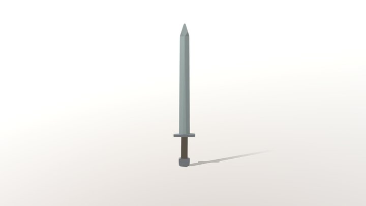 Sword lowpoly – Modelo 3D gratuito STL