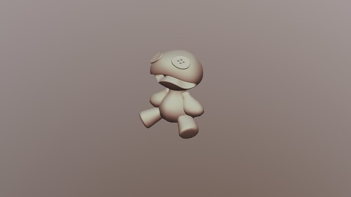 Cute Doll - Nomad Sculpt + Tutorial Video 3D Model