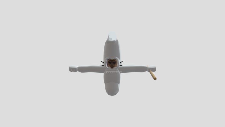 Capuchin IK Rig 3D Model