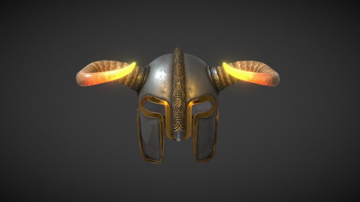 Casque viking - Viking helmet 3D Model