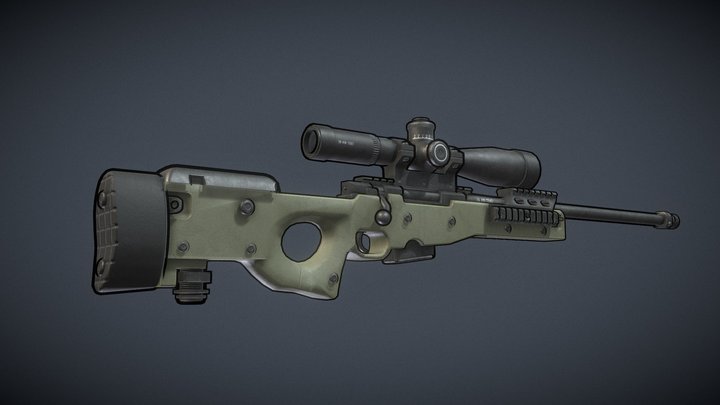 ACCURACITY INT L96A1 3D Model