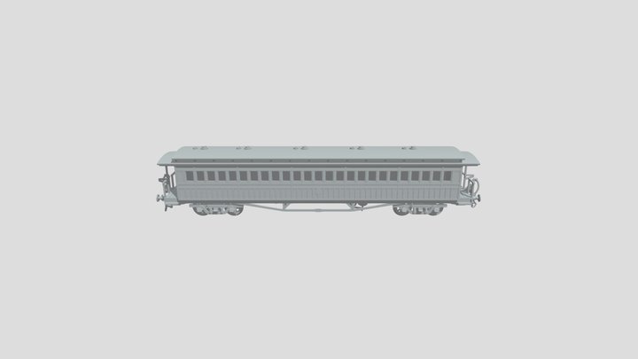 1/150　九州鉄道ハ8 3D Model