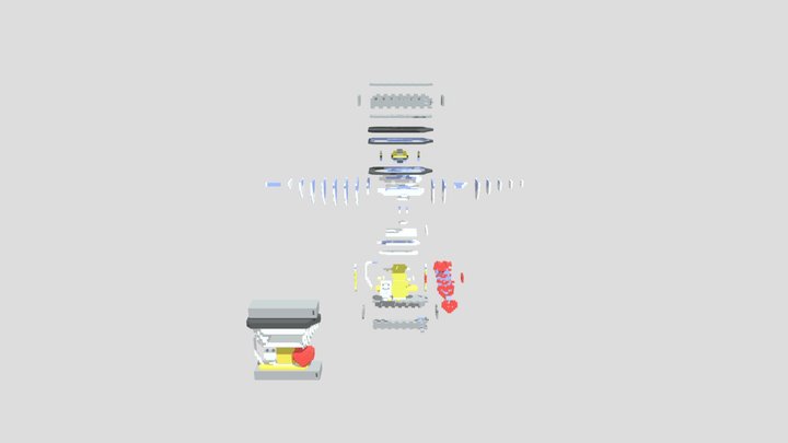 豆爱无疆立牌拼装 3D Model